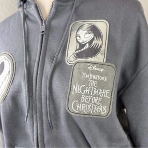 Disney Gray Hoodie with Nightmare Before Christmas Design